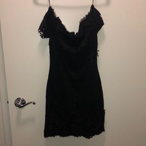 Lace detailed mini